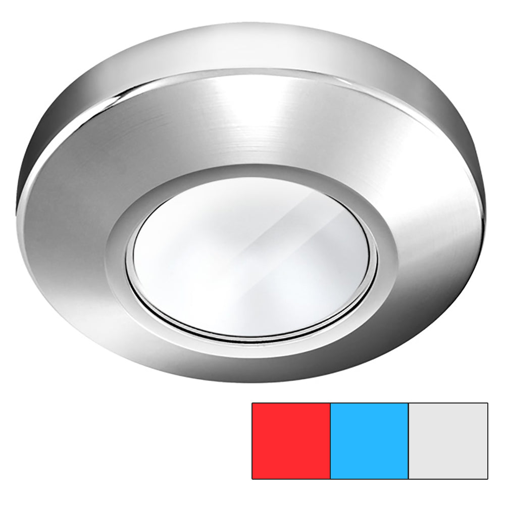 i2Systems Profile P1120 TriLight Surface Light  Red Cool White  Blue  Chrome Finish P1120Z11HAE