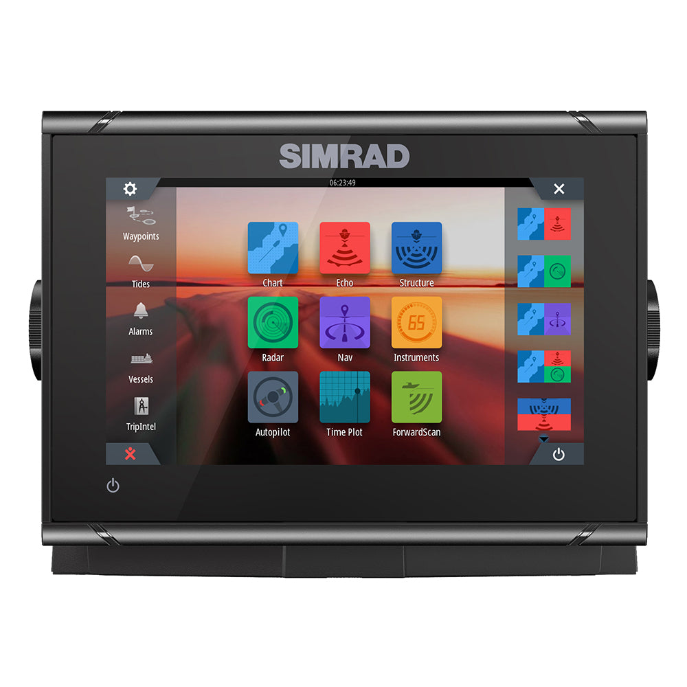 Simrad GO7 XSR ChartplotterFishfinder wCMAP Discover Chart  No Transducer 00014078002